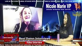 Nicole Marie VP live real time video Xclusive Nerve DJS interview with DJ SQUIRT