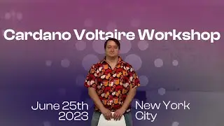 Cardano Voltaire Workshop (Part 2) - Pi Lanningham - Sundae Labs