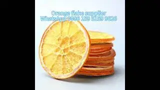 FD orange flake factory supplier hot sales  #food#snakes #fruit  #freezedried