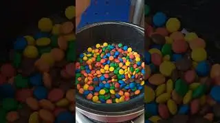 How to Melt m&m's Colorful and Sweet Candy Using Fresh Milk #mnm #youtubeshorts #shorts #trending