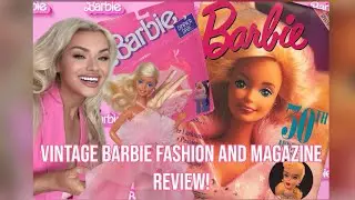 VINTAGE BARBIE MAGAZINE REVIEW!? VINTAGE BARBIE HAUL! PLUS VINTAGE BARBIE FASHION UNBOXING!