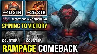 THE BIGGEST AXE EVER Spin to Comeback with EPIC Rampage + Giant's Ring 100% Counter Brood & PL DotA