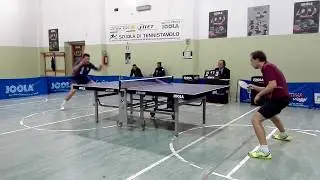 MONCADA SALVATORE MANUEL  vs TOMASI STEFANO - Incontro di tennistavolo serie A2
