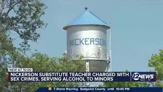 Community reacts after Nickerson substitute teacher charged with sex crimes
