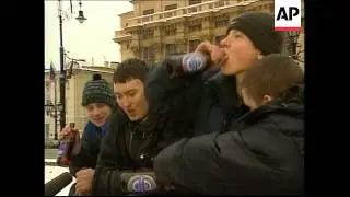 RUSSIA: MOSCOW: NEW YEAR CELEBRATIONS: AFTERMATH
