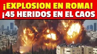 🔴EXPLOSION EN ROMA! GASOLINERA ARDE Y DEJA 45 HERIDOS EN EL CAOS