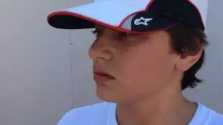 CIK-FIA European Champs OK-J R1, Zuera, Caio Collet second position