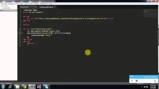 AngularJs First Program