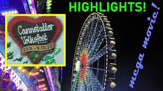 Cannstatter Wasen 2022 * 21 HIGHLIGHTS * 175. Cannstatter Volksfest Stuttgart * 4K MEGA MOVIE