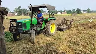 John Deere 5104 tractor 8&times;8 Harrow