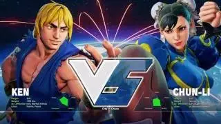 Street Fighter V Chun-Li Match's Part 3 Finale - (MrKOF3188)Chun-li vs (Jinjat)Ken 2 out of 3 falls