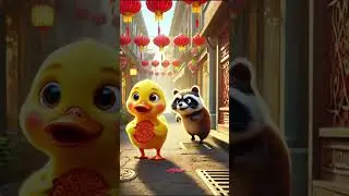 Duckling Happy Chinese New Year #duck #duckquest #funny #shorts  #catlovers