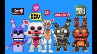 New Funko Fnaf Merchendise Reveiw! | Prototypes Only