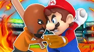 The Mario Super Sluggers vs. The Wii Sports Baseball Champion