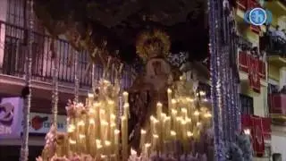 Petalada y recogida de la Virgen de la Victoria. Semana Santa Huelva 2017. (Canal Digital Huelva)