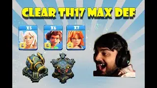 Fireball & Arrow attack strategy Th17, Root Ride, Valkyrie, Best combo, Legend League Attacks!