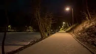 Night Walk Under Street Lights | Quiet Hour