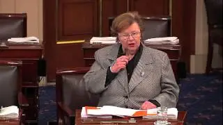 Mikulski Speaks Following Ratification as Chairwoman of Senate Appropriations Committee