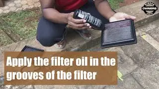How to clean re-washable air filters