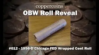 Original Bank Wrapped Roll Reveal #012: 1956-D Bank Wrapped Roll