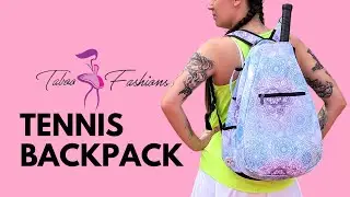 Taboo Fashions Womens Tennis Backpack Ladies Tennis Bag