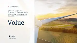 Volue / Pareto Securities&rsquo; Power & Renewable Energy Conference
