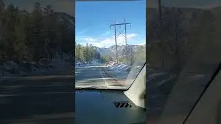 Driving in the mountains