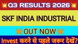 SKF India Industrial Q3 Results 2026 🔴 SKF India Industrial Results 🔴 SKF India Share Latest News
