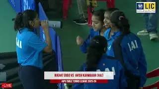 Nikhat (RBI) 🆚 Avish Karmakar (AAI) | Quarter Final 2 | AIPS Table Tennis League 2026 | Women's Team