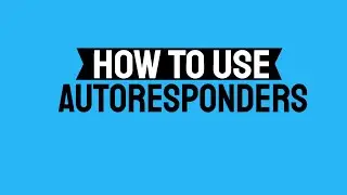 How to use autoresponders to build stronger relationships with your audience| Beginner Tutorial 😎