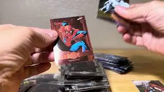 Upper Deck Skybox Metal Universe Avengers 4 Blaster Rip. Sweet pulls!!