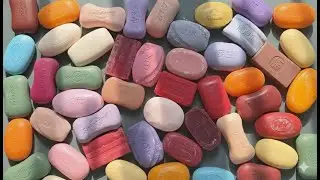 ✨🤩Relaxing ASMR SOAP&bull;Cutting Dry Soap&bull;Bundle of mix colourful ✨ soap & cutting asmr