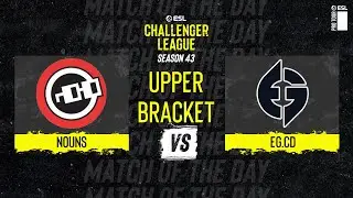 Nouns vs. EG.CD - Map 2 [Overpass] - ESL Challenger League Season 43 - NA - Upper bracket