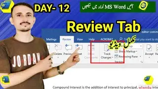 Review Tabs , Proofing, Track Change, Language|Ms Word 2019 Tutorial for Beginners|Urdu|Hindi