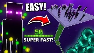 NEW! Enderman XP Farm Minecraft 1.21+ [JAVA + BEDROCK]