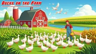 Ducks on the Farm - Quack Along with Farmyard Fun | Ducks Song