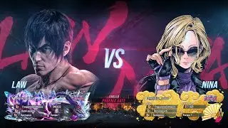 Crazy Law runs into an aggressive Nina - High Level matches - #tekken8law #tekken8nina #tekken8 