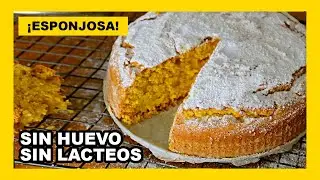 🔶 Receta de torta de MANDARINA y AVENA en licuadora (VEGANA)