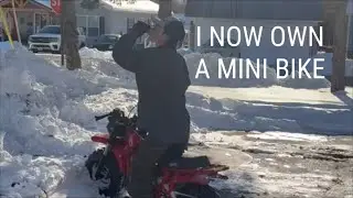 I now own a mini bike (twist the throttle to make the pain go away) 😭
