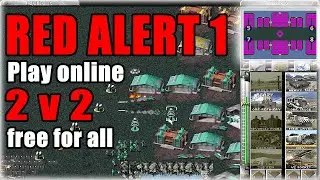Игра 2на2 в RED ALERT 1 в мультиплеере CnC online #BRO_Rick^