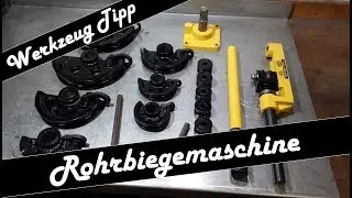 Rohrbiegemaschine | PIPE BENDER | Handbiegemaschine | Werkzeug Tipp | Cafe Racer Rahmen Biegen