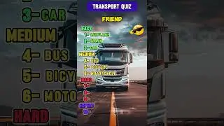 Transport Quiz Short 🚗✈️🚂 | Guess the Transport Mode! | BrainBolt Shorts