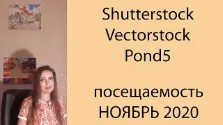 📊 Shutterstock, Vectorstock, Pond5 посещаемость фотостоков в ноябре 2020 года. Обзор Poly