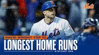 Top 10: David Wright's Longest Home Runs (Statcast Era)