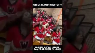 STOMP AND SHAKE CHEER BATTLE #1 #highschool #cheerleading #highschoolbasketball #cheer