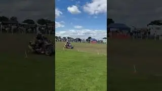 1000cc Sidecar drifting! #grasstrack #speedway