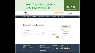 How to check validity of Saudi Engineering Council Membership | SCE Membership Renewal check karien