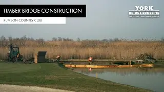 How to Build a Custom Golf Cart Bridge | Rumson Country Club | York Bridge Concepts