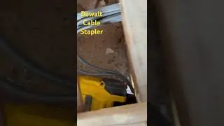 DEWALT CABLE STAPLER #electrician #electricalwork #dewalt #cable