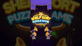 Shelf Sort Puzzle Game Level 1-4 #yt #games #gaming #shorts #music #trending #fun @ColorPopDaily